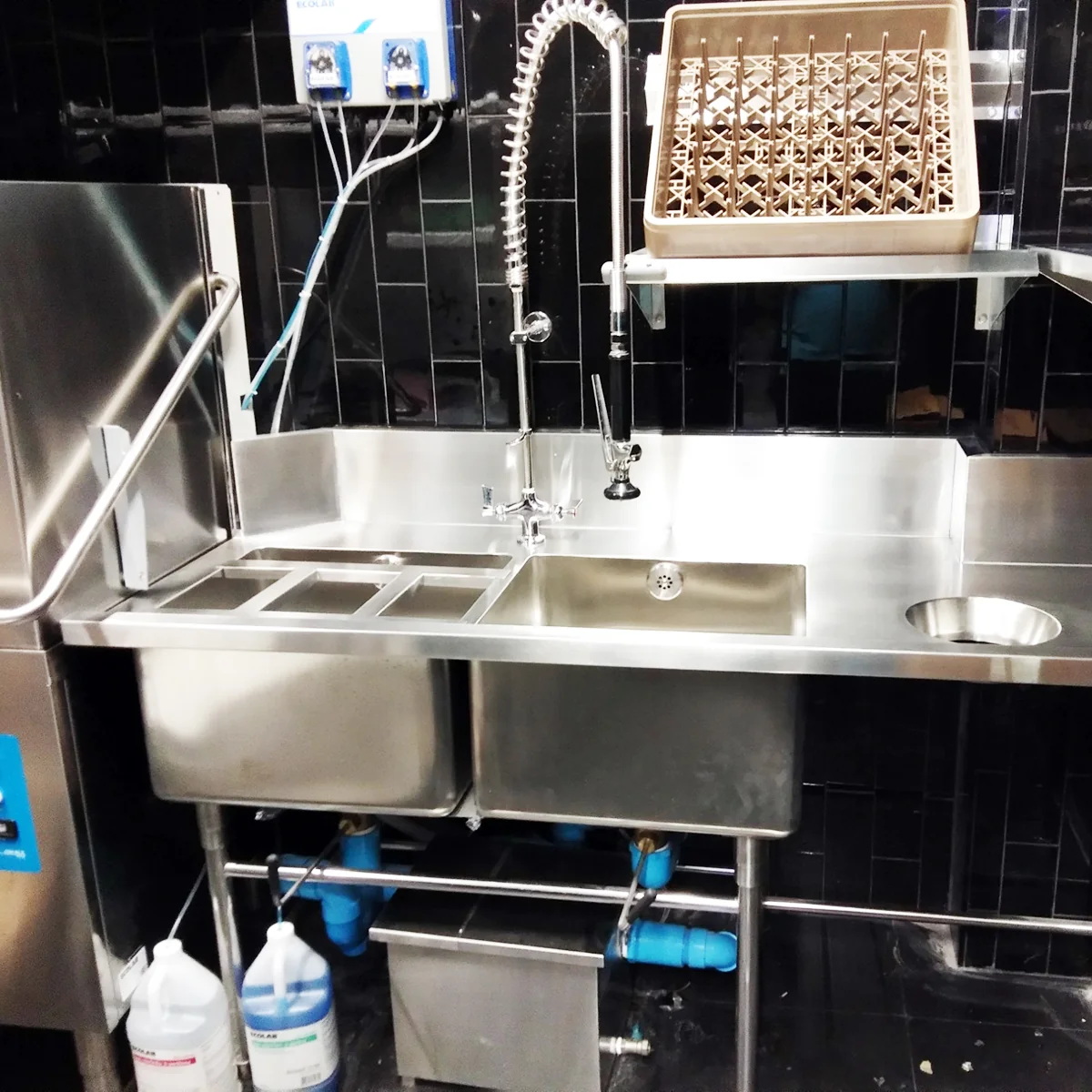 Stainless Sink Station