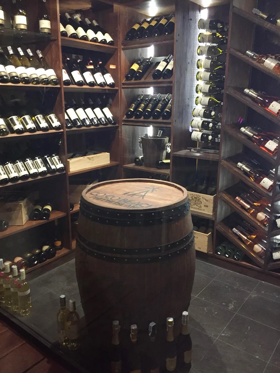Wine cellar installation