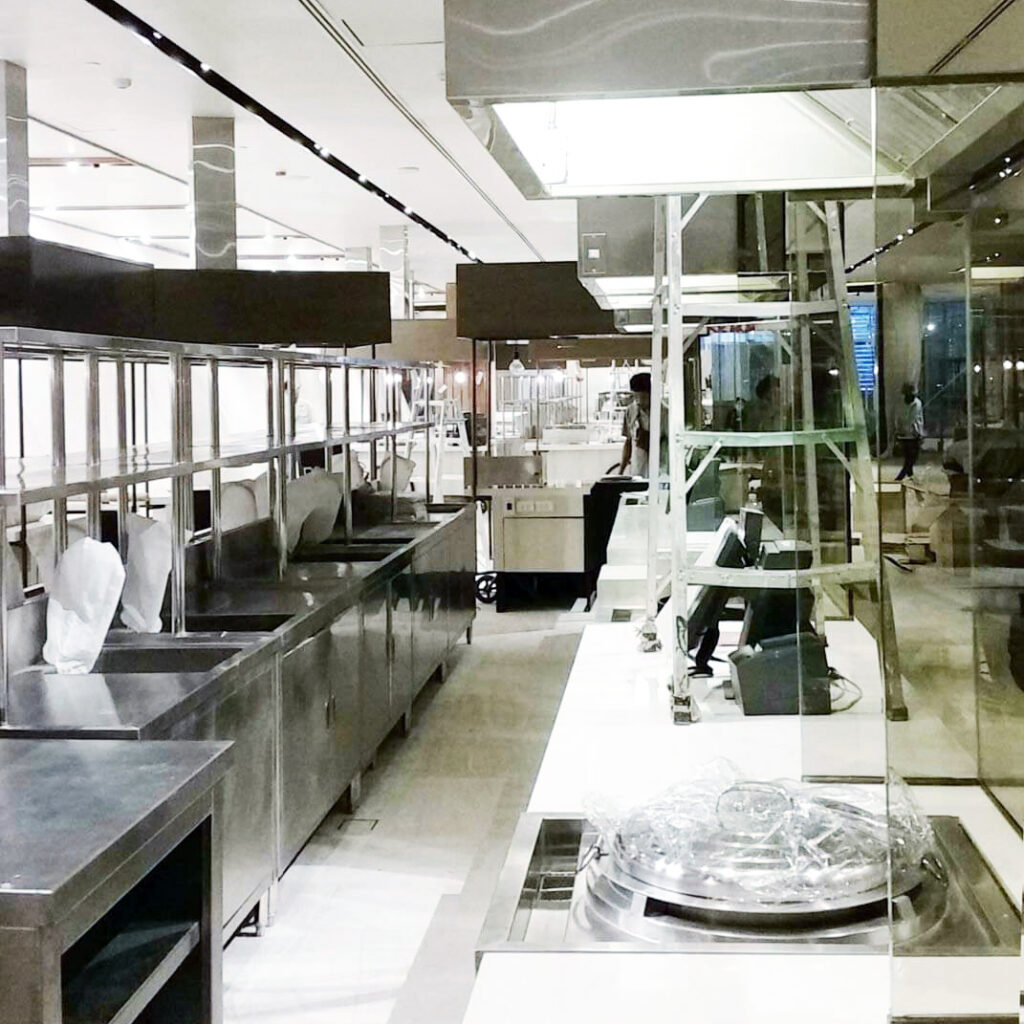 stainless steel commercial kitchen equipment by PKI Thailand